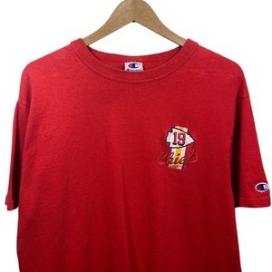 Vintage Y2K Kansas City Chiefs Champion Embroidered T-Shirt